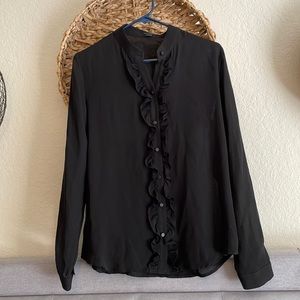 Ann Taylor Dressy Shirt | small